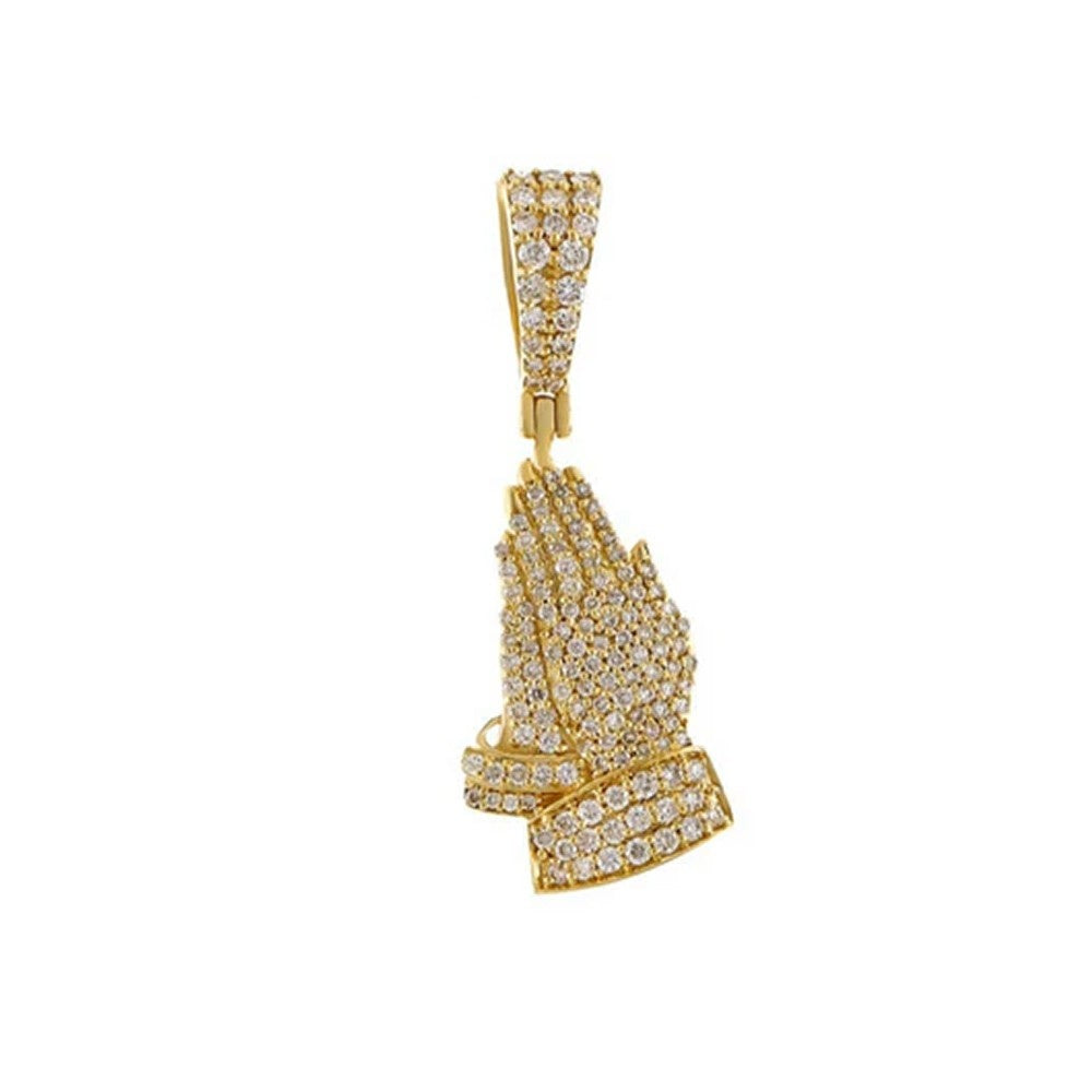 .50ct Diamond Praying Hands Pendant