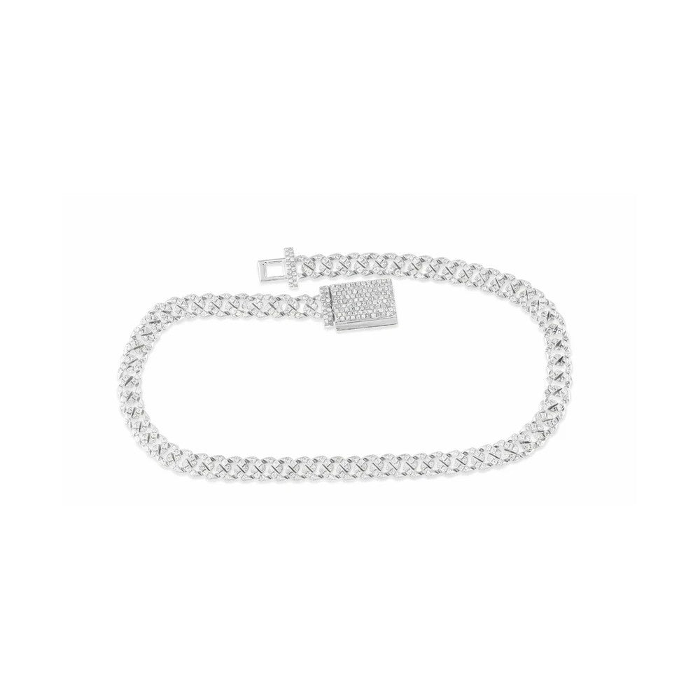 4.5MM Lab Diamond Cuban Bracelet – 1.99Ct | Iced Cuban