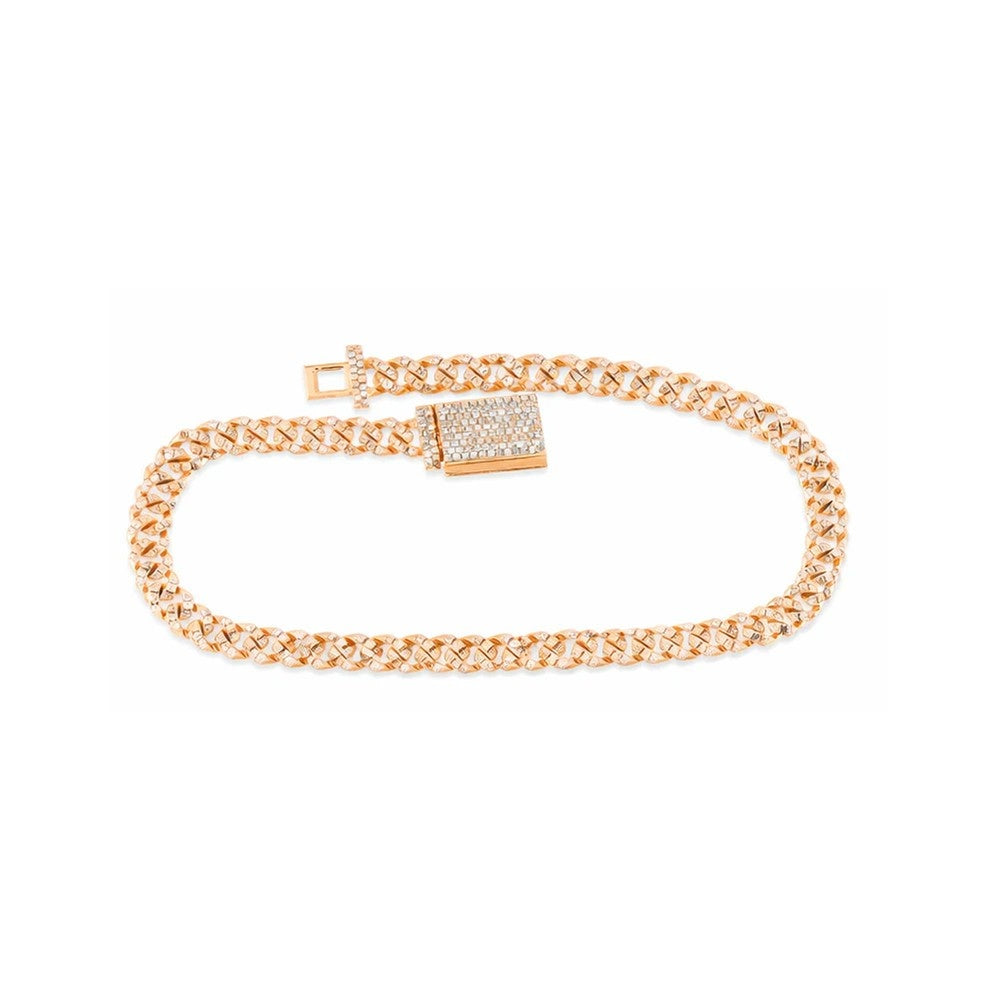 4.5MM Lab Diamond Cuban Bracelet – 1.99Ct | Iced Cuban