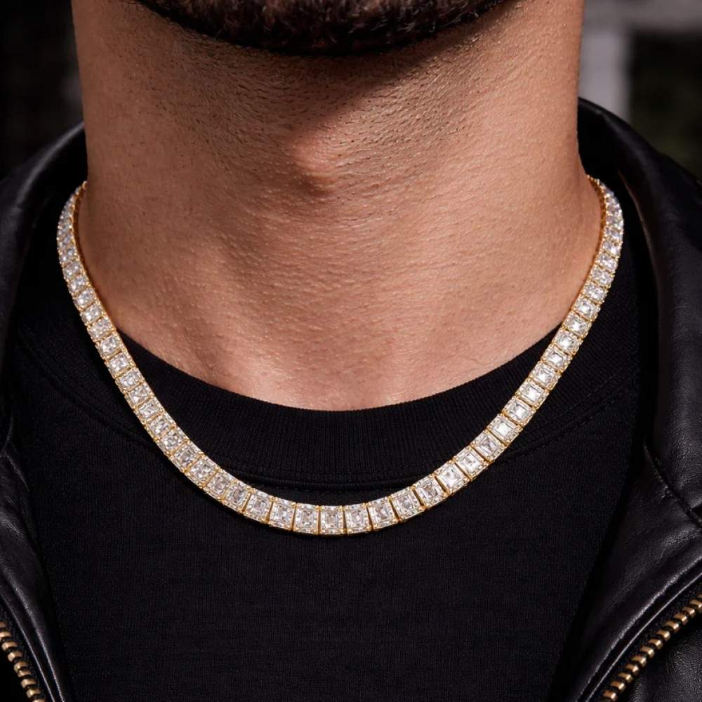 5MM Iced Baguette Diamond Tennis Chain