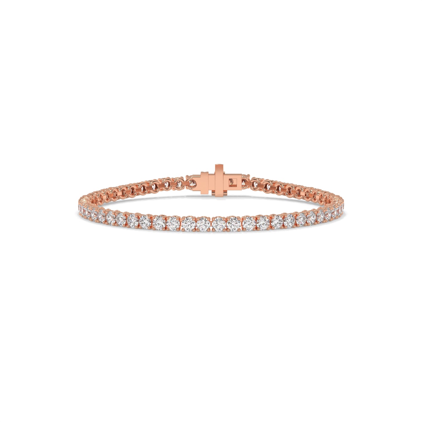 Rose gold bracelet with diamonds GLAM NYC