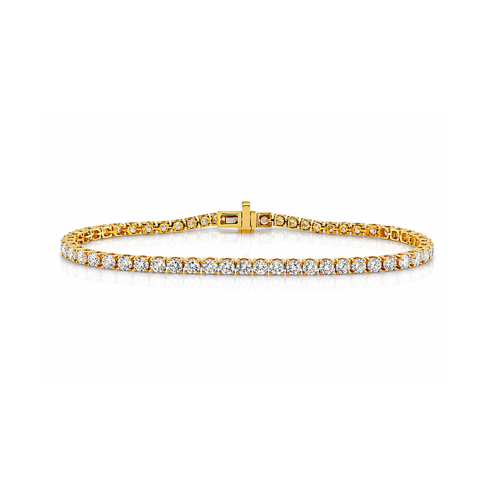 Lab Grown Diamond Tennis Bracelet – Silver