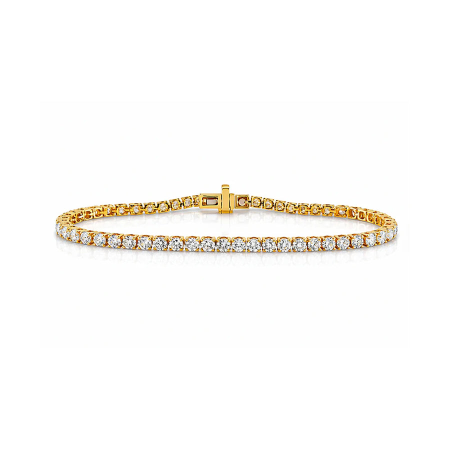 Lab Grown Diamond Tennis Bracelet – Silver