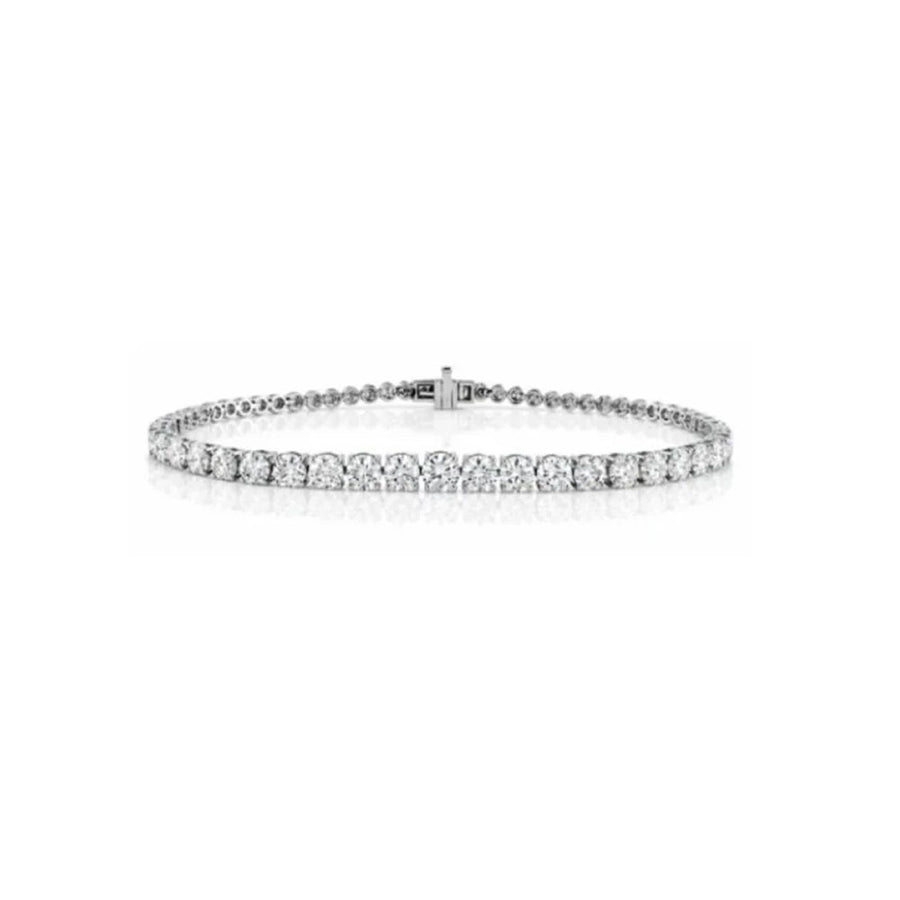Round Cut Lab Diamond Tennis Bracelet – 4.76 CTW | Timeless Elegance